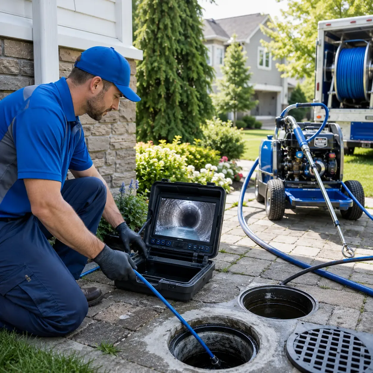 Outdoor drain cleaning professionals serving Hamburg, AR